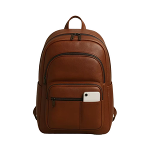 Mochila de Cuero Vintage para Hombre, Elegante Bolso para Portátil, para Negocios y Uso Diario, Opción 3 (Profesional Moderno) - Product Image 1