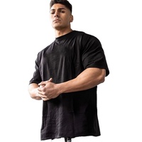 T-shirt long pour homme en coton 100% respirant, à séchage rapide, imprimé sur mesure, de qualité supérieure, super lourd, lavé, coupe classique confortable, 180g