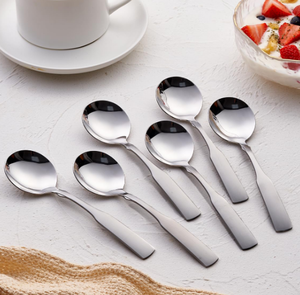 Couverts en acier inoxydable au meilleur design avec poignée fabriquée à la main, cuillère métallique pour la maison, hôtel, restaurant, service de traiteur - Product Image 3