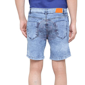 กางเกงยีนส์ขาสั้นผู้ชายผ้าเดนิมน้ำหนักเบา ระบายอากาศได้ดี ผลิตในปากีสถาน คุณภาพสูง สวมใส่สบาย - Product Image 2