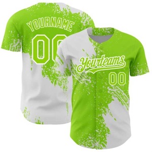 Chemises en jersey de baseball personnalisées pour hommes Vierges de sublimation respirante avec option de taille Plus avec nom de l'équipe - Product Image 1
