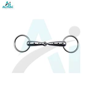 Junta única de broca de caballo de acero inoxidable ALMAC diseñada para durabilidad y comodidad en el uso ecuestre diario - Product Image 1