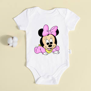 Body de Algodón para Bebé Recién Nacido, Modelo Doble con Diseño de Bebé Donald y Daisy, para Niño y Niña - Product Image 3