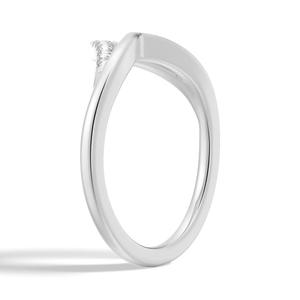 Round Cut Moissanite Diamond Wedding Band 9K Gold <b>Ring</b> Elegant Moissanite <b>Rings</b> - Product Image 5