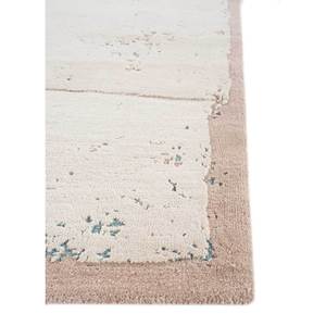 พรมไหมไผ่ผสมขนสัตว์ถักมือ Aakar Kavi Esk-375(3D) สีงาช้าง ขนาด 10 มม. รูปทรงสี่เหลี่ยมผืนผ้า ลายแบบนามธรรม สำหรับตกแต่งบ้าน ห้องนั่งเล่น หรือทางเดิน - Product Image 4