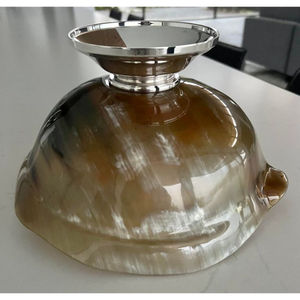 Elegante cuenco de madera con estampado artesanal, centro de mesa decorativo para mesa de comedor, cocina, servicio y elegante exhibición para el hogar - Product Image 5