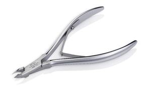 NGHIA OMI Ciseaux de manucure à double ressort gris en acier inoxydable CL-201 de qualité supérieure pour la vente en gros de produits de beauté - Product Image 5