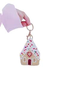 Porte-clés rectangulaire coloré en perles de rocaille arc-en-ciel pour pickleball, avec sangle à sequins blancs et mousqueton pivotant doré, breloque pour sacs de sport, cadeau - Product Image 4