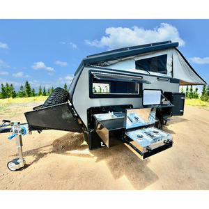Remolque de Viaje Ligero Manley ORV, para Motocicletas y Pequeños RV, con Suspensión Independiente, para 2 Personas, 750 kg - Product Image 1