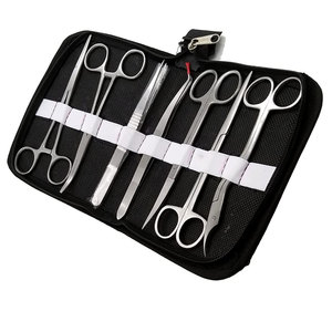 Kit de disección para estudiantes de medicina con bolsa para instrumentos quirúrgicos manuales, herramientas quirúrgicas básicas esenciales para cirugía de columna ósea - Product Image 6
