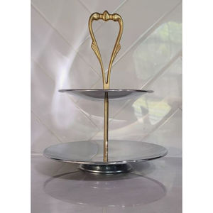 Soporte de decoración de pasteles de nuevo diseño, soporte de Metal de acero inoxidable con diseño de ramas, soporte para pasteles para uso en fiesta de boda a buen precio - Product Image 3