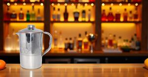 Copper Jug PitcherAyurvedic <b>Drinkware</b> <b>Accessory</b> with Embossed outside Steel and inside Copper Embossed Dinnerware Metal - Product Image 4