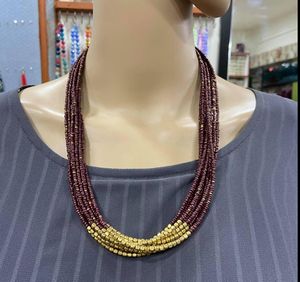 สร้อยคอเมล็ดแก้วทำเองที่มีลวดลายดอกไม้สามารถปรับแต่งตามข้อกำหนดของคุณโดยงานฝีมือ HF - Product Image 2