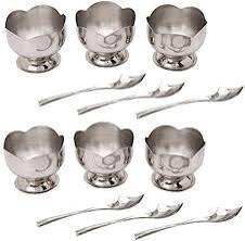 Custom Logo Stainless Steel Ice Cream Cup for Home Hotel Restaurant Party Birthday Celebrations-Kitchenware Decorative <b>Element</b> - Product Image 4