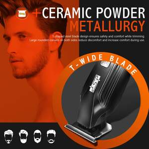 Tondeuse à barbe professionnelle sans fil rechargeable à 2 vitesses IPX7 USB avec lame en céramique de métallurgie des poudres – Édition américaine - Product Image 4