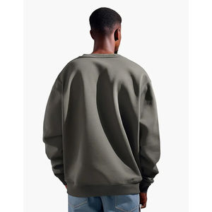 เสื้อสเวตเชิ้ตผู้ชายคอโอ ทรงหลวม ใส่สบาย ระบายอากาศได้ดี สีพื้น ผ้าฝ้าย 100% ไซส์ 6XL  ขายดี ทันสมัย เป็นมิตรกับสิ่งแวดล้อม - Product Image 2