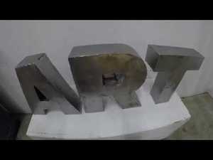 Antique Selling Customized Brass Letters Learning Set Alphabet and <b>Number</b> Foam Brass Letters Home Decor Gift Items - Product Image 2