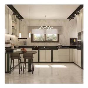 SANYANG 2025 personnalisé moderne haute brillance laque armoires de cuisine vente chaude meubles de rangement pour appareils ménagers - Product Image 6