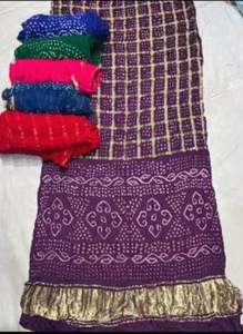 Sari de Seda Modal Hecho a Mano para Vestir de Noche, Casual, de Lujo, Elegante para Uso Diario, a Precio de Mayoreo por Proveedor - Product Image 2