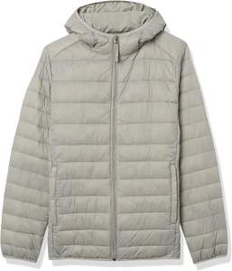 2025 <b>Men's</b> Lightweight Water-Resistant <b>Packable</b> Hooded Puffer <b>Jacket</b> Polyester Hooded - Product Image 1