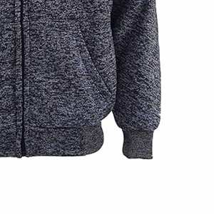 เสื้อฮู้ดมีซิปขนาดใหญ่พิเศษสำหรับผู้ชายเสื้อสเวตเชิ้ตมีซิปแนวสตรีทแวร์ผลิตในปากีสถานโลโก้ตามสั่ง - Product Image 6