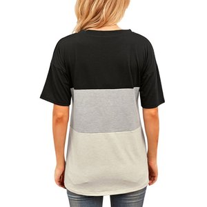 Nuevo diseño de moda, ropa de alta calidad, Camiseta de algodón 100% para mujer, letras correctas, camisetas de marca de lujo de gran tamaño para mujer - Product Image 4