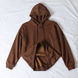 Usine de haute qualité en gros Logo personnalisé 400gsm mélange de coton unisexe surdimensionné goutte épaule lavé à l'acide sweats à capuche pour hommes - Product Image 4