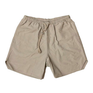 High Street Style Men's Solid Color <b>Board</b> Shorts Loose Quick-Drying Beach <b>Swim</b> Trunks with Pattern Decor Front Logo Wholesale - Product Image 4