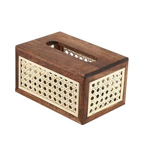 Boîte à mouchoirs en bois naturel de haute qualité fabriquée à la main avec finition lisse pour la décoration d'intérieurs modernes au prix de gros - Product Image 3