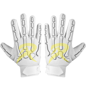 Gants de football en silicone personnalisés de haute qualité, vente chaude, design d'équipe, gants de football américain en gros - Product Image 6