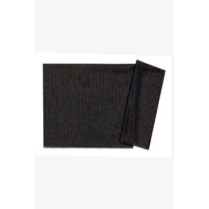 Vintage Luxury Silk Scarf with Glittery Stripes and Dot Pattern - Product Image 1