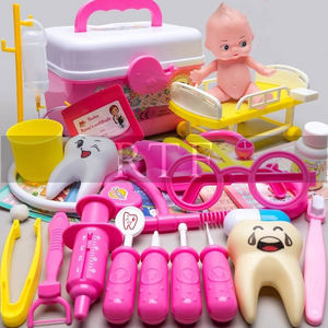 Juego de rol de dentista divertido para niños y niñas, batas de laboratorio duraderas y juguetes, Kit de médico para niños de Raw to Fine - Product Image 4