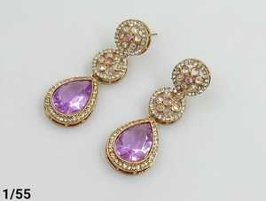 Joyería India al por mayor de último diseñador tradicional y de moda de pendiente jhumka Kundan para mujer joyería de pendiente elegante - Product Image 4