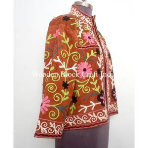 เสื้อแจ็คเก็ตปักลาย งานแฮนด์เมด สไตล์โบฮีเมียน สำหรับผู้หญิง เหมาะสำหรับใส่ไปเที่ยวทะเล งานเทศกาล ของขวัญสุดพิเศษสำหรับเธอ ฟรีไซส์ - Product Image 4