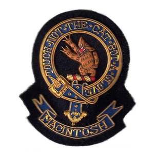 Ceci est un blason ou un emblème brodé du clan écossais MacLeod de Lewis. - Product Image 4