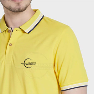 T-shirt polo pour hommes, design personnalisé, confortable, 100% coton, prix de gros, nouvelle collection - Product Image 6