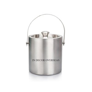 Luxueux Qualité En Acier Inoxydable Argent Brillant Poli Seau À Glace Boissons Vin Bière Refroidisseur Boissons Baignoires À Prix Impressionnant - Product Image 6