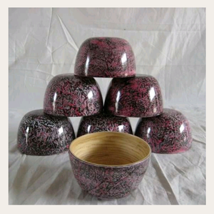 Cuenco de bambú auténtico para consumidores conscientes, cuenco de bambú reutilizable para una alimentación saludable, decoración natural o pedidos al por mayor - Product Image 4