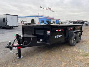 Limpie el nuevo remolque de granja de descarga resistente 7x14 Remolque de granja de inclinación hidráulica Remolque de descarga de alta calidad con sistema hidráulico - Product Image 4