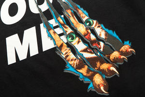 OEM ODM เสื้อยืดผ้าฝ้ายสำหรับผู้ชายขนาดพลัสไซส์ผ้าเจอร์ซีย์สีดำพิมพ์ลายโลโก้พื้นคอกลมแบบเรียบดีไซน์สะพายไหล่ออกแบบได้ตามต้องการ - Product Image 2