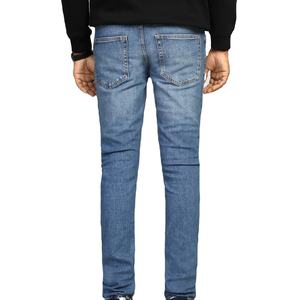 กางเกงยีนส์ผู้ชายออกแบบเองได้ พร้อมปักโลโก้ สตรีทแวร์ บริการ OEM คุณภาพสูง ระบายอากาศได้ดี - Product Image 3