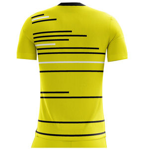 Prix de gros d'usine, maillot de football unisexe pour adultes, couleur personnalisée, 100% polyester, vêtements de sport respirants avec logo personnalisé - Product Image 4
