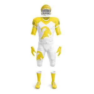 Maillot et uniformes de football américain personnalisés, taille plus, manches courtes et design imprimé par sublimation, entièrement personnalisés - Product Image 3