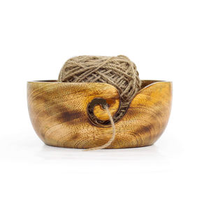 Premium Quality Wooden Yarn Bowl for <b>Knitting</b> Wooden Yarn Bowl Standard Quality Round Yarn <b>Storage</b> at Lowest Cost - Product Image 6
