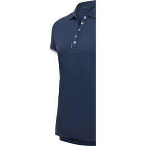 เสื้อยืดผู้หญิงสไตล์อังกฤษ ผ้าฝ้าย 100% แขนสั้น ระบายอากาศได้ดี เป็นมิตรกับสิ่งแวดล้อม โลโก้ปั๊มนูนด้านหน้า น้ำหนักผ้า 200 กรัม/240 กรัม - Product Image 6