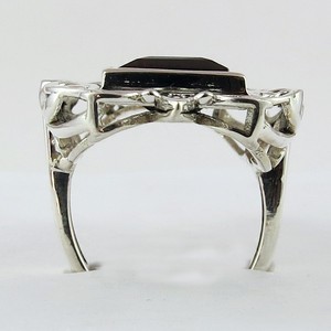 Anillos de Plata de Ley 925 con Granate Rojo de Diseño, Estilo Bohemio, con Engaste de Bisel, Joyería con Piedras Preciosas Certificadas por Terceros - Product Image 5
