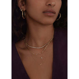 Collier avec plaque nominative Dear Kaia et pendentifs charmants - Product Image 6
