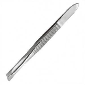 Pince à épiler d'extensions de cils en acier inoxydable de haute qualité à bas prix pour pince à sourcils à tête inclinée fabriquée au Pakistan - Product Image 4