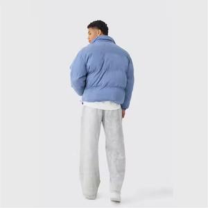 Veste matelassée sur mesure pour hommes la plus vendue coque en nylon d'hiver avec fermeture à glissière dernière conception prix - Product Image 6