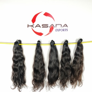 100% Vietnamese Bundle Weaving Natural Raw Hair Color Black Women <b>Cheap</b> Wholesale Machine Double Weft Human Hair <b>Extensions</b> - Product Image 2